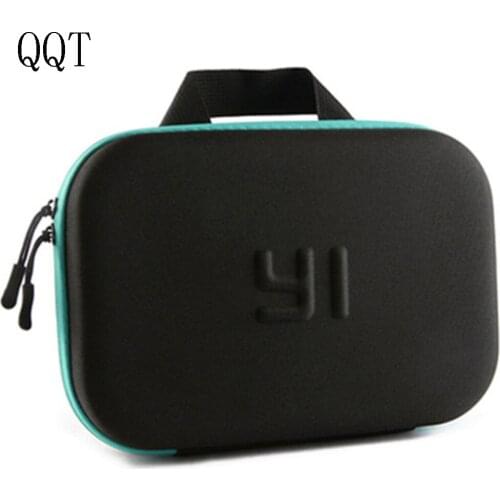 QQT Portable Original Xiaomi Yi Case Bag For Mi Yi Action Camera for Gopro Xiaoyi Waterproof Case Storage Camera Bag With Box Pe