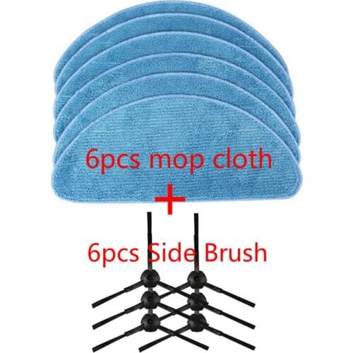 Robotic Vacuum Cleaner Parts Side Brush mop cloth for ilife V7s pro ILIFE V7 V7S ILIFE V7s Plus