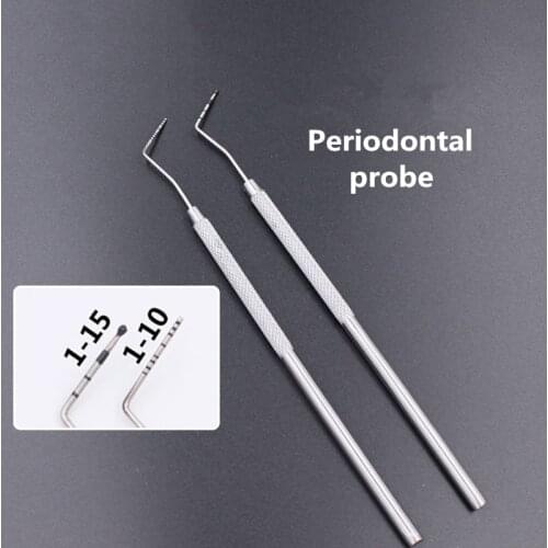1 Piece Dental Stainless Steel Periodontal probe with Scaler Explorer Instrument Tool Endodontic Dentist Tools Dental Lab