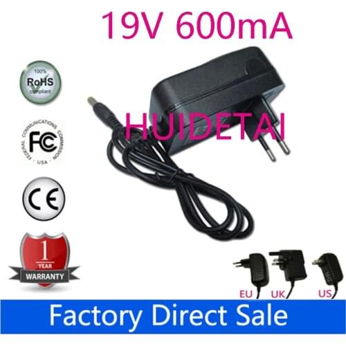 Universal Power Adapter Wall Charger 19V 600mA For Sweep Robot Vacuum Cleaner 5.5*2.5mm Plug