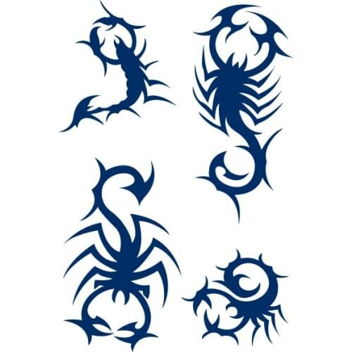 Flower/Eagle/deer/butterfly/Scorpion Lasts 15 Days Waterproof Temporary Tattoos Men Flash Tatoo Fake Tattoo Sticker