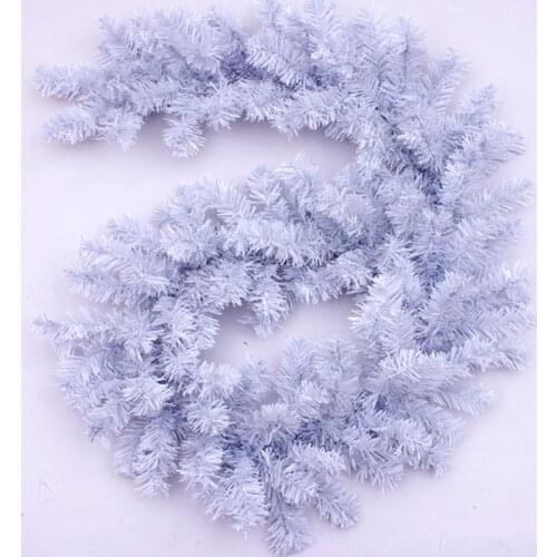 2.7m Christmas Ornament 230 Heads Christmas Rattan White Wreaths Top Quality Christmas Decorations Enfeite De Natal