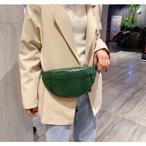 2021Womens Bag PU Fanny Pack Fashion Shoulder Bag Waist Bag