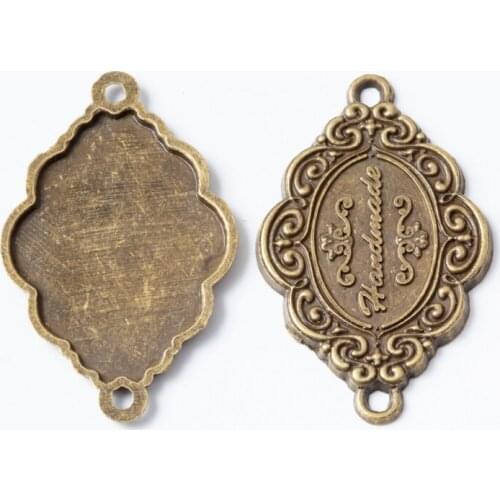 6Pcs Retro Alloy Pendant Jewelry Accessories Handmade DIY Sewing Craft For Jeans Bags Clothing Hat Tags Suppliers