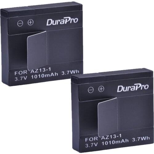 2PC For Xiaomi Yi AZ13-1 Battery Akku 1010mAh Rechargeable Li-ion Battery for Xiaomi yi Action Camera Sport Camera Accessories