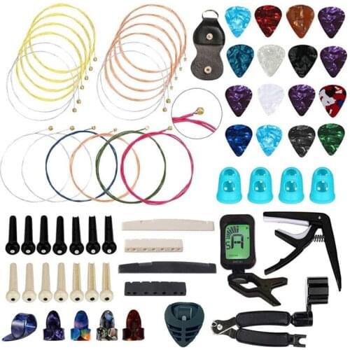 Guitar Accessories Acoustic Guitar Accessories Kit Guitar Strings Accessories Kit For Guitar Players Guitar Beginners