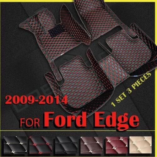 Car floor mats for Ford Edge 2009 2010 2011 2012 2013 Custom auto foot Pads automobile carpet cover
