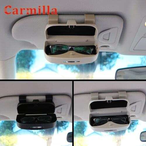 Car Glasses Holder Sunglasses Case Organizer Box for Ford Focus 2 3 4 MK2 MK3 MK4 Fiesta Ecosport Kuga Escape Mondeo Everest Ka