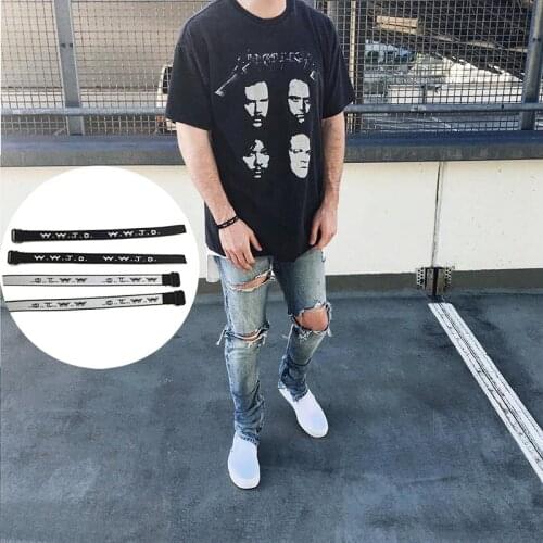 WWJD Bracelet Men Bracelets For Women Nylon Ribbon bileklik Cool Jewelry pulseras wristband for lover adjustable 2017 Charms