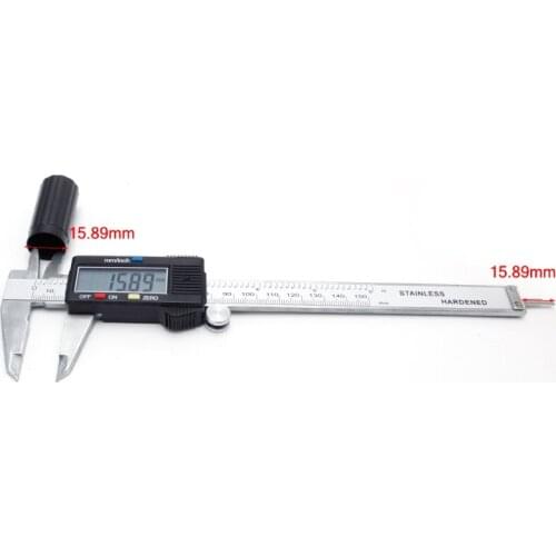 1 PC 6" 150mm Digital Electronic Vernier Caliper Micrometer Gauge Widescreen Carbon Steel