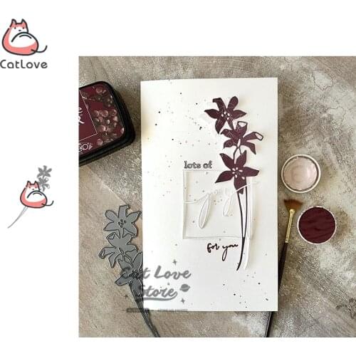 Flower Grass Series Metal Cutting Dies Scrapbooking Stencil Die Cuts Card Making Decorative Craft Embossing New Dies For 2020