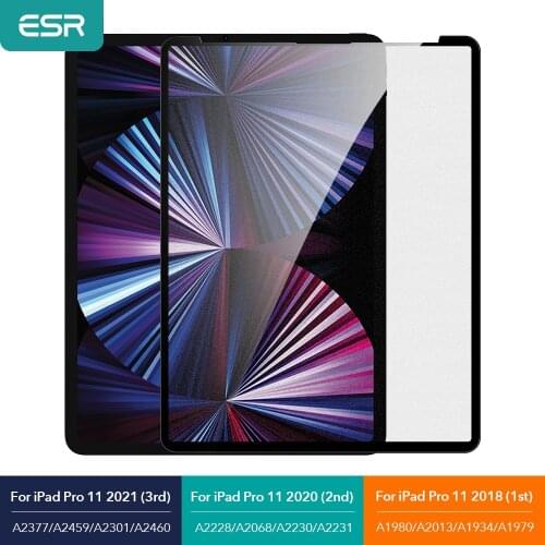 ESR for iPad Pro 11 12.9 2021 2020 Magnetic Paper Feel Screen Protector for iPad Air 4 Removable Matte PET Film for iPad 8 7