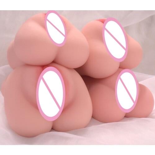 Hot Real Ass 3D Artificial Vagina Male Masturbators Deep Throat Realistic Anal Soft Fake Pussy Erotic Adult Sex Toy for Men