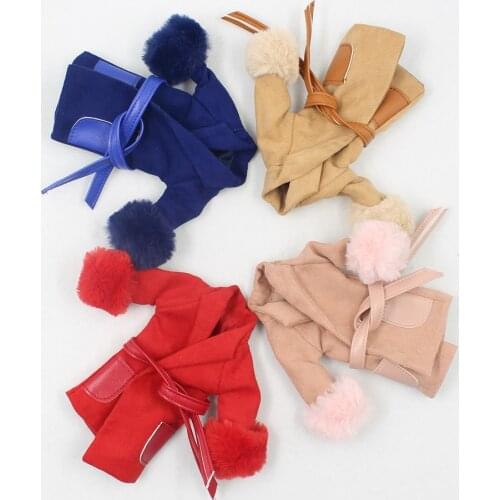 Outfits for Blyth doll Leather Coat with belt suit for 1/6 azone BJD ICY DBS