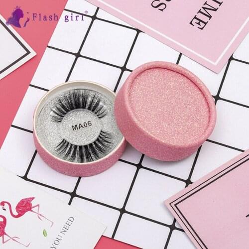 Wholesale Eyelashes MA06 High Quality 1 Pair Natural Long False Eyelashes Thick Fake Eyelashes 3D Mink Eyelashes