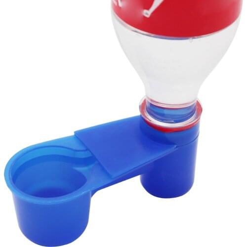 12Pcs Plastic Pet Bird Drinker Feeder Water Bottle Cup Cat Chicken Pigeon Budgie hot For Chicken Pigeon Home Garden