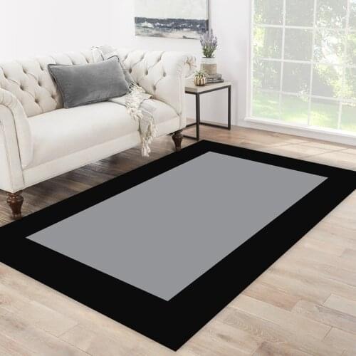Grey black carpet black grey rectangle patterned carpet modern carpet living room carpet free shipping soft
