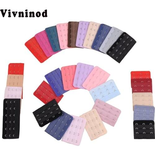 6 PCS 5 Hooks 3 Rows Bra Extender Extension Clip On Strap Bra Lengthened Buckle Adjustable Buckles Women Bra Extender Extension