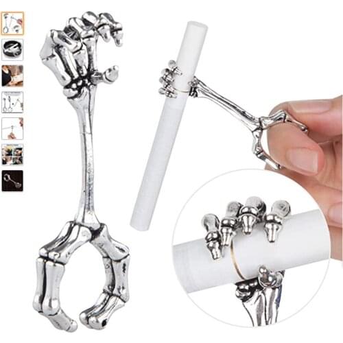 Snake Design Creative Smoking Holder For Men And Women To Prevent Yellow Finger Ring Cigarette Holder Between Fingers