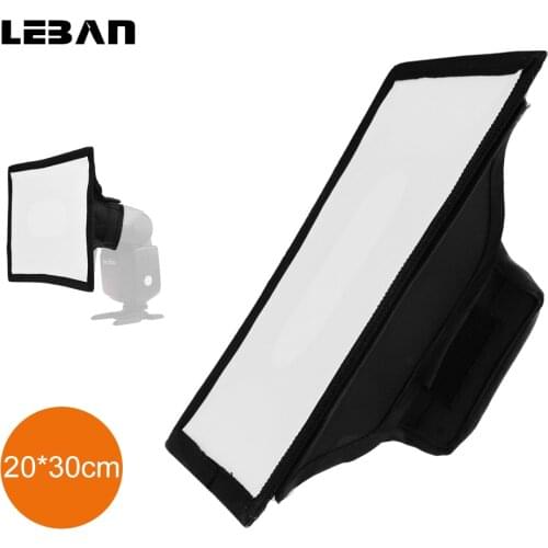 Godox 20cm x 30cm Universal Collapsible Mini Flash Diffuser Softbox for Godox, Canon, Nikon Flash