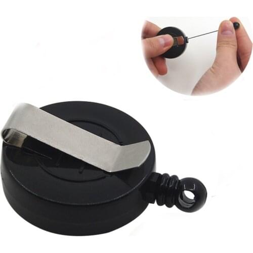 1PC Reel Device (Black/Clear Thread Available) Magic Tricks Accessories Stage Close Up Illusions Prop Magia Vanish Objects Tool