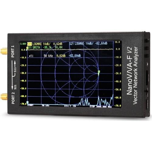 Vector Network Analyzer NanoVNA-F V2 4.3/3.2 Inch IPS LCD Display Vector Network Analyzer S-A-A-2 Antenna Analyzer Short Wave