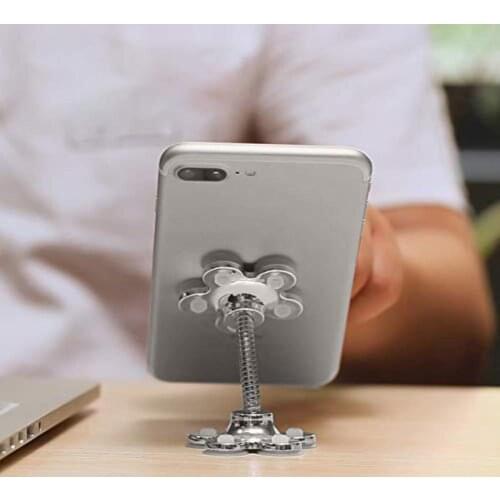 360 Degree Rotary Desktop Suction Cup Mount Mobile Phone Holder Stand Cradle 2020