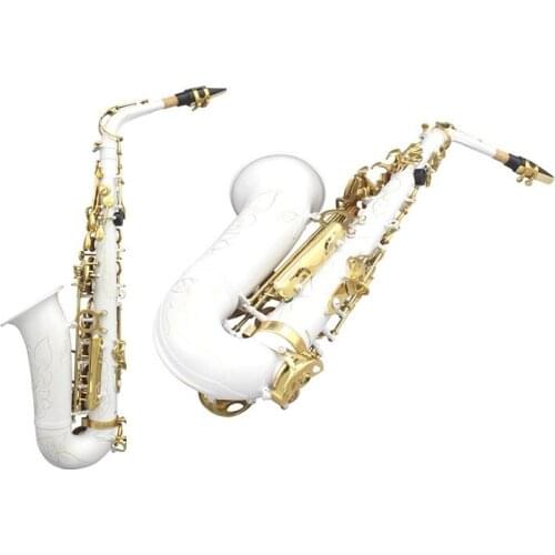 LADE High quality Saxphone alto WSS896 instruments professional E-flat sax bocchino bianco per sax tenore botao de dedo saxofone