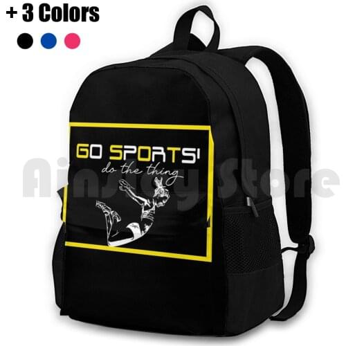 Go Sports! Do The Thing Outdoor Hiking Backpack Riding Climbing Sports Bag Go Sports Do The Thing Win The Points Go Sports Do