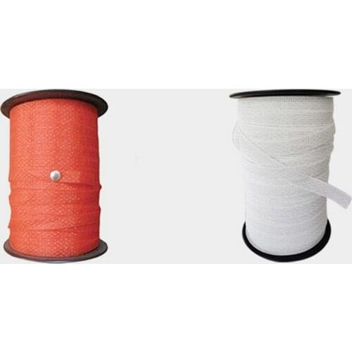 300M Roll Electric Fence Rope Red White Polywire with Steel Poly Rope for Horse Animal Fencing Ultra Low Resistance Wire