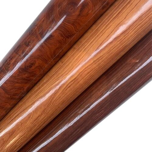 30x100cm Auto PVC Automotive Interior Stickers Wood Grain Textured Car Wrap Film 3 Colors Furniture Decoration
