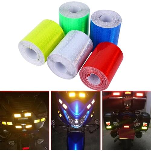 5cm*3m Bicycle Reflective Tape Anima Bike 3D Bike Reflective Safety Stickers Warning Conspicuity Film Strip Bicycle Accessories