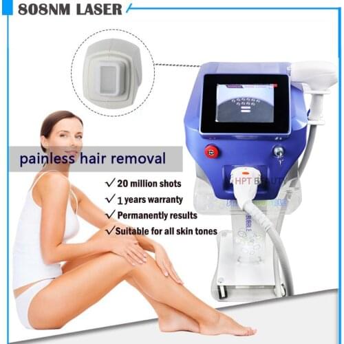 Professional 808nm Diode Laser Hair Removal Machine Skin Rejuvenation Painless Permanent Hair Removal Epilator 20 Million Shots