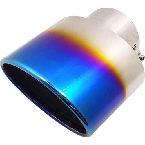 Car Accessories Exterior Decoration For Honda Vezel SUV Turbo Mufflers Diameter 76mm Emission Pipe Durable Customized Laser Logo