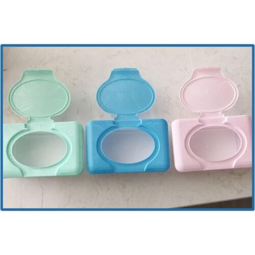 Wipes Dispenser Tissue Storage Box Case Desk Wet Wipes Dispenser Holder with Lid F19B