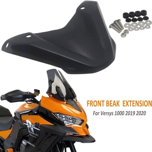 For Kawasaki Versys 1000 VERSYS1000 2019 2020 Motorcycle accessorie Front Fender Beak Extension Wheel Protector Cover