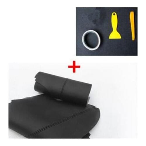 For Nissan Qashqai J10 2008 2009 2010 2011 2012 2013 Interior PU Door Armrest Surface Cover Trim Panel Guards Car Styling