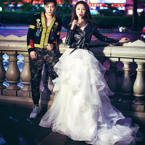 Tulle skirt bridal dresses detachable skirt horsehair tulle skirt puffy luxury bridal skirt