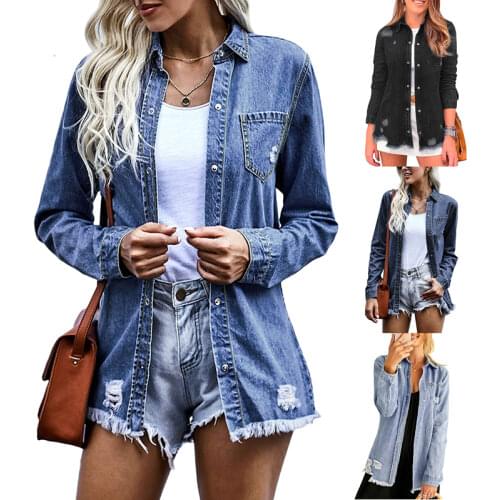 Kayotuas Womens Denim Jackets