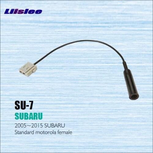 Liislee Car Radio Antenna Adapter Cable Wire For Subaru 2005~2015 Aftermarket Stereo CD DVD GPS Installation Kits Accessories