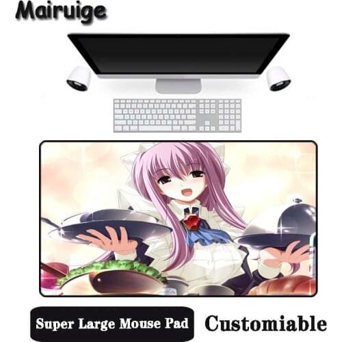 Mairuige Big Promotion Large Size Multi-size Locked Mouse Pad Sexy seduction of cartoon girl PC Computer Notebook Desk Mat