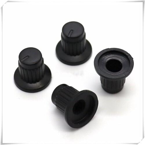 10 Pieces Plastic Flower Shaft Knob Diameter 15mm Height 14mm Potentiometer Encoder Knob Gear Shaped Inner Hole 6mm