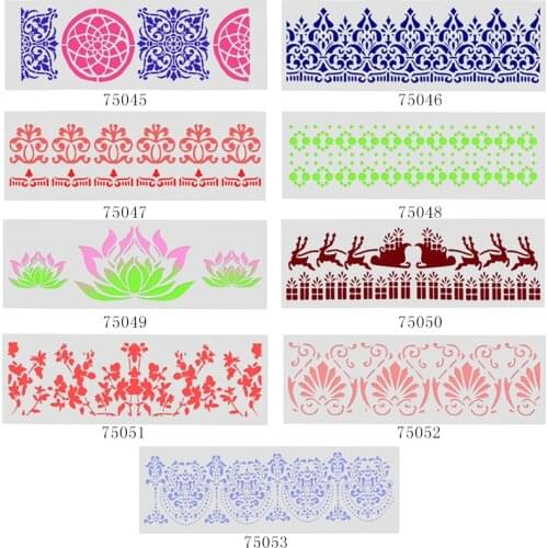 Flourishing vintage Layering Stencils for Diy scrapbook/photo album Decorative Embossing coloring,painting stencil,home decor