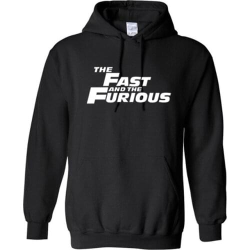 New The fast and the furious Printed Sportswear Men Sweatshirt Hip-Hop Simpson Hoodeds Hoodies Pullover Hoody clothing