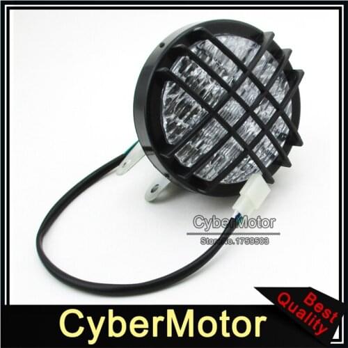 12V LED Headlight Front Head Light For 50cc 70cc 90cc 110cc 125cc 150cc 200cc ATV Quad Go Kart Roketa Sunl Taotao Kazuma