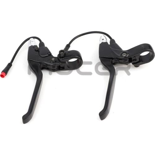 Arrival Bicycle Brake Lever For Electric Bike Parts Power Cut-off Brake Levers Black ebike Brake Handle Bar Mountain Bike