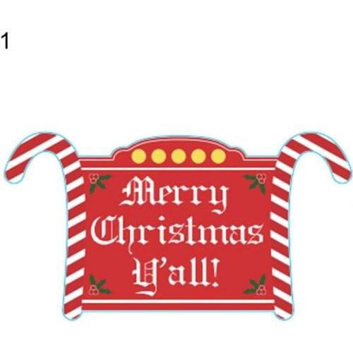 Yard Sign Christmas Themes Easy to Install Plastic Decorating Lawn Stake Eye-Catching Xmas Snowman Garden Courtyard Decorations