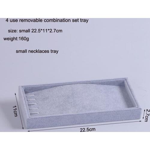 In Stock Tray Rings Bracelets Gift Box Jewellery Organizer Earrings Holder Small Size Fit Most Room Space Jewelry Display Set