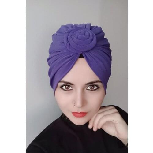 Womens Knot Auger Bone Purple