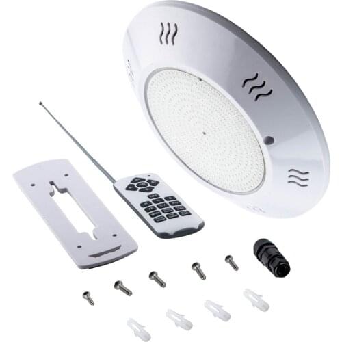 1Set 55W IP68 Resin Filled Swimming Pool LED Light RGB Remote Controller Retro Fit AU ABS+PC cover AC 12V 50,000-100000Hours